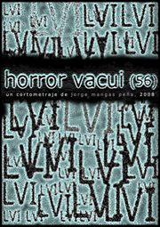 Cartel del cortometraje «Horror vacui (56)», escrito y dirigido por JorgeMP